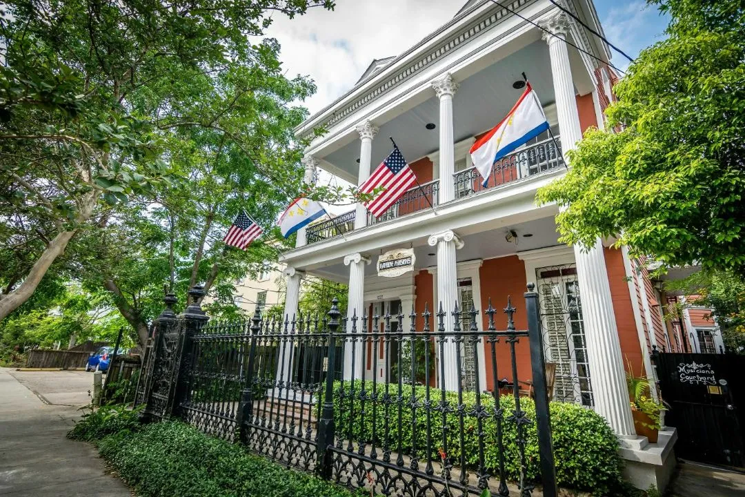 Private balcony with French Quarter views at a New Orleans boutique hotel